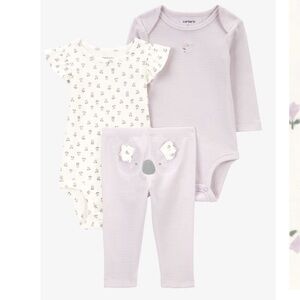 Carter’s Baby 3-Piece Koala Little Character‎ Set (0-3 Months) – New